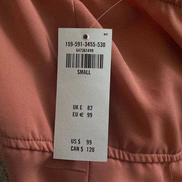 Abercrombie coral dress. Size small. New with tags - Picture 4 of 4